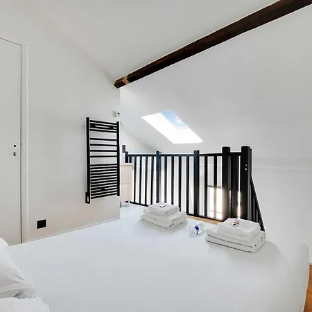아파트 Charming With Ac -rue Des Archives- Le Marais 파리