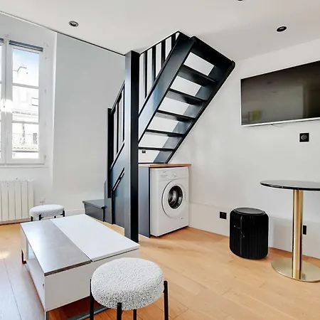Charming With Ac -rue Des Archives- Le Marais 아파트 *
