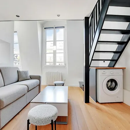 아파트 Charming With Ac -rue Des Archives- Le Marais 파리