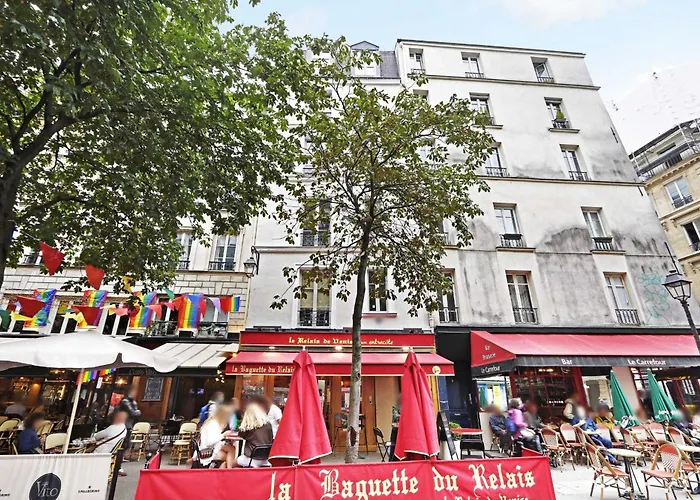 Apartment Charming With Ac -rue Des Archives- Le Marais